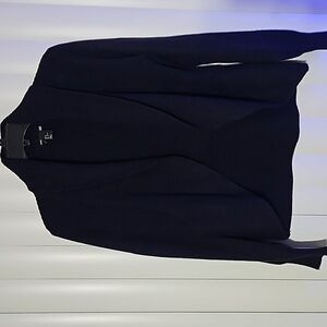 H&M Basic Dark Blue Shawl Collar Cardigan (Size M)